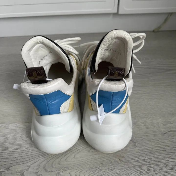 Louis Vuitton Louis Vuitton Archlight Low-top Sneakers in White Yellow -2 Size US 8 / IT 38 - 3 Thumbnail