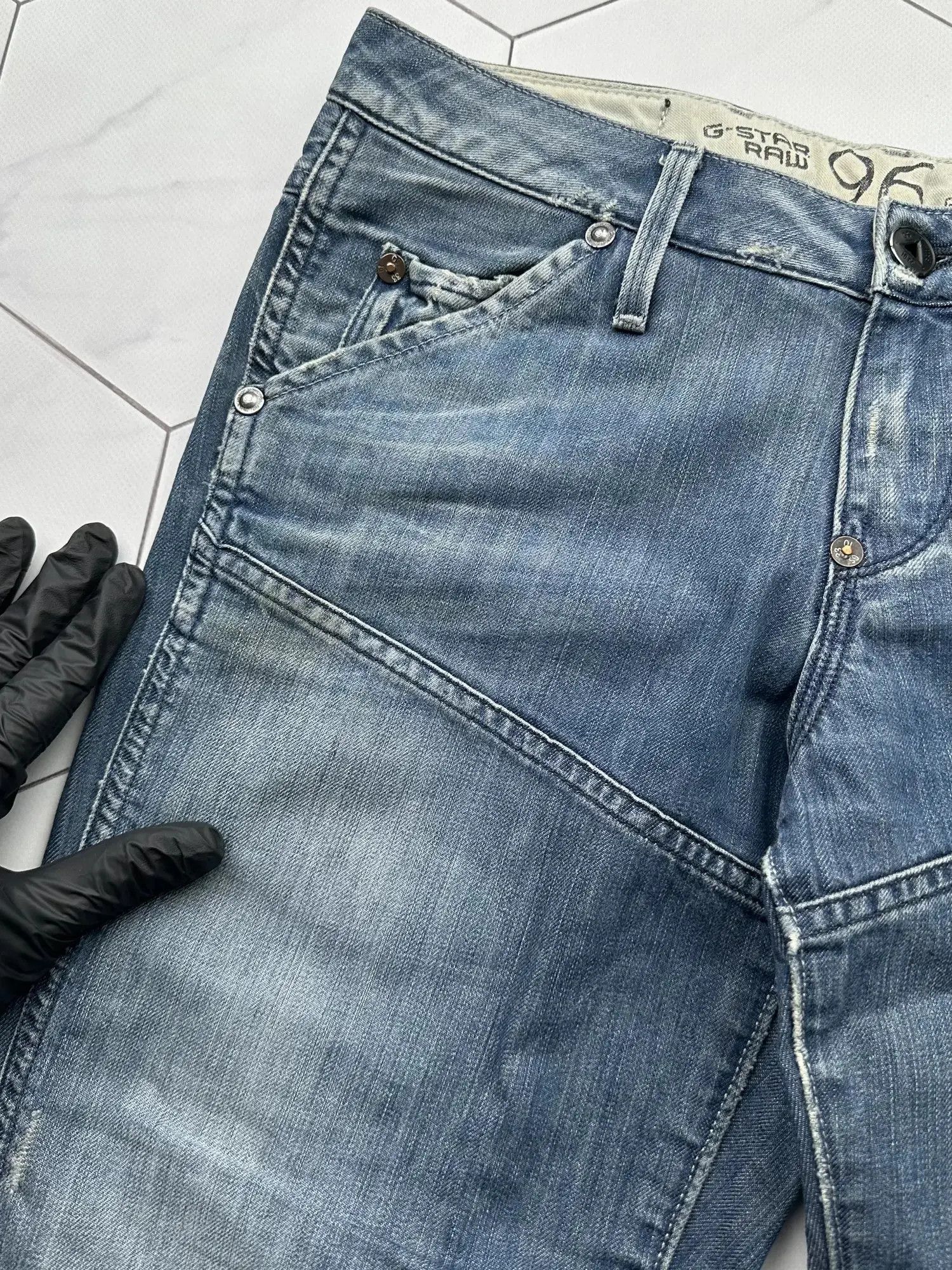 G-Star G Star Raw Vintage Flare Jeans (B229) Size 28" / US 6 / IT 42 - 4 Thumbnail