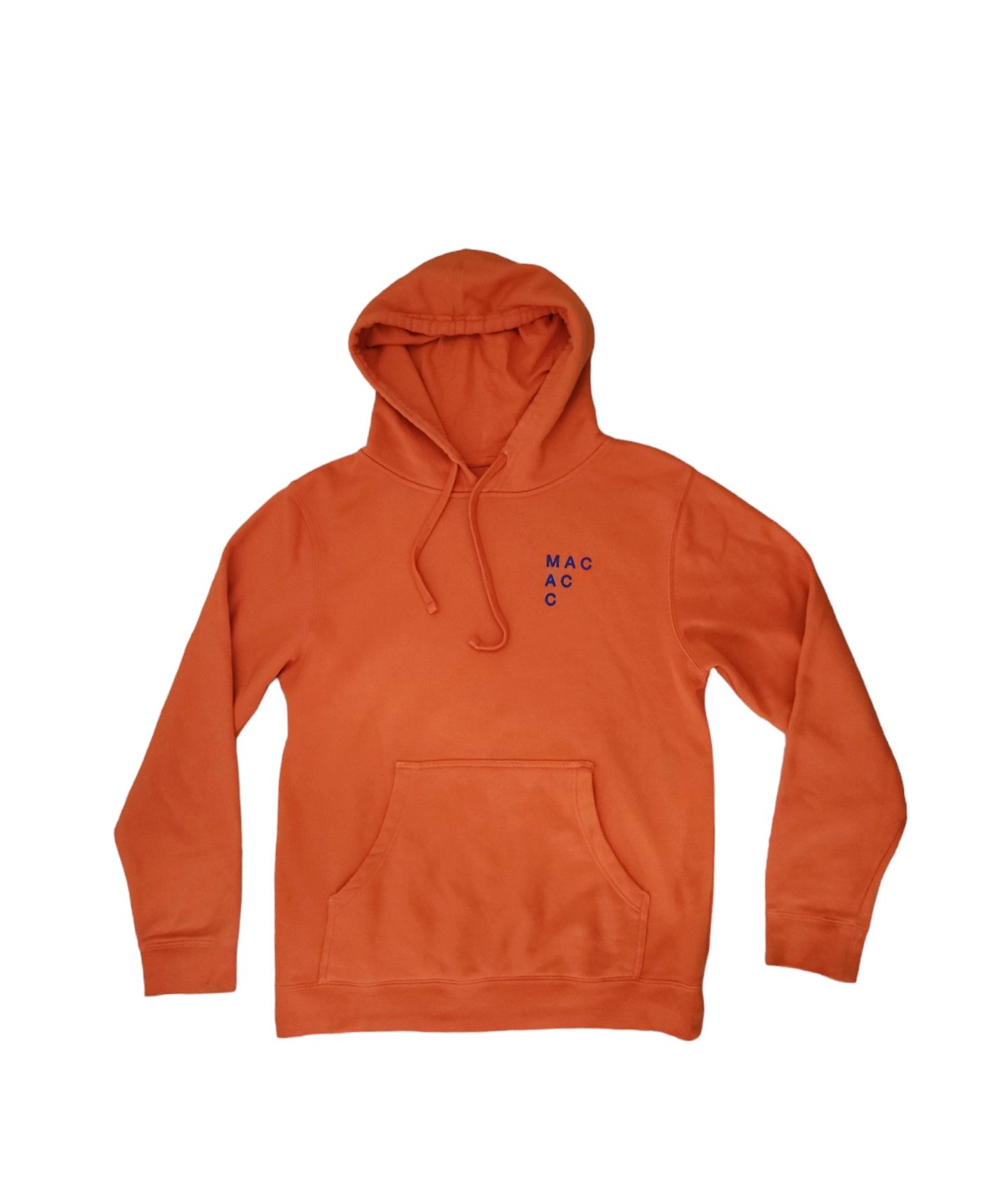 image of Mac Miller Hoodie Rare Album Circles Hoodie Official Orange, Men's (Size Small)