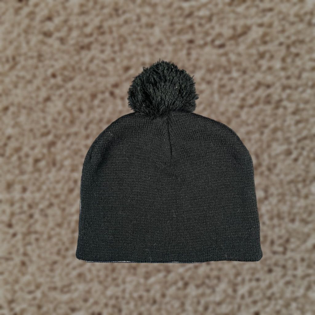 Vintage DOLLAR TREE Black Knit Beanie Adult One Size Lightweight Outdoor Ski Hat Unisex Size ONE SIZE - 1 Thumbnail
