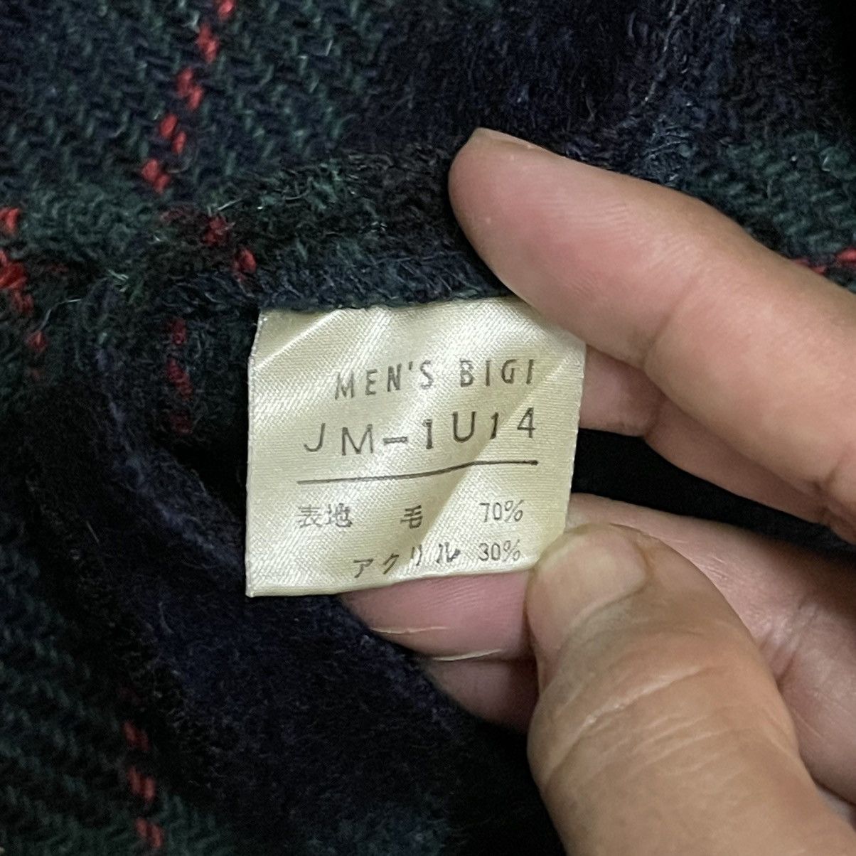 BIGI Vintage Issey Miyake Inspired Mens Bigi Wool Cardigan Jacket Size US L / EU 52-54 / 3 - 11 Thumbnail