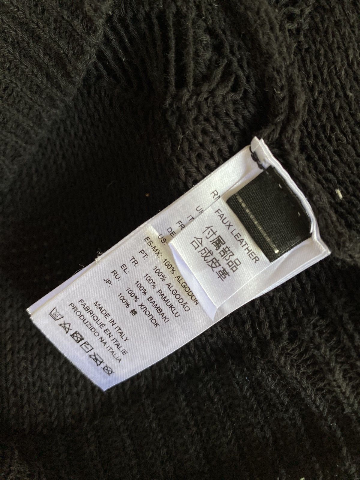 Diesel DIESEL Black Knit Cold-Shoulder Top Size M / US 6-8 / IT 42-44 - 9 Thumbnail