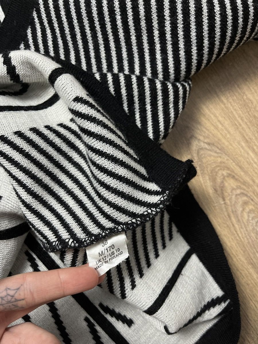 Japanese Brand × Vintage ➕ vintage avant garde cyber rave y2k striped sweater wool Size US M / EU 48-50 / 2 - 5 Thumbnail