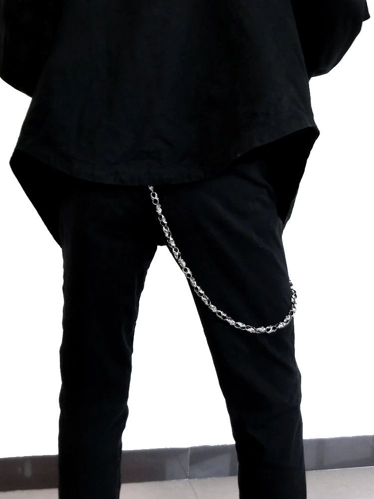Jewelry Creative Skull Link Metal Pants Chain Size ONE SIZE - 4 Thumbnail