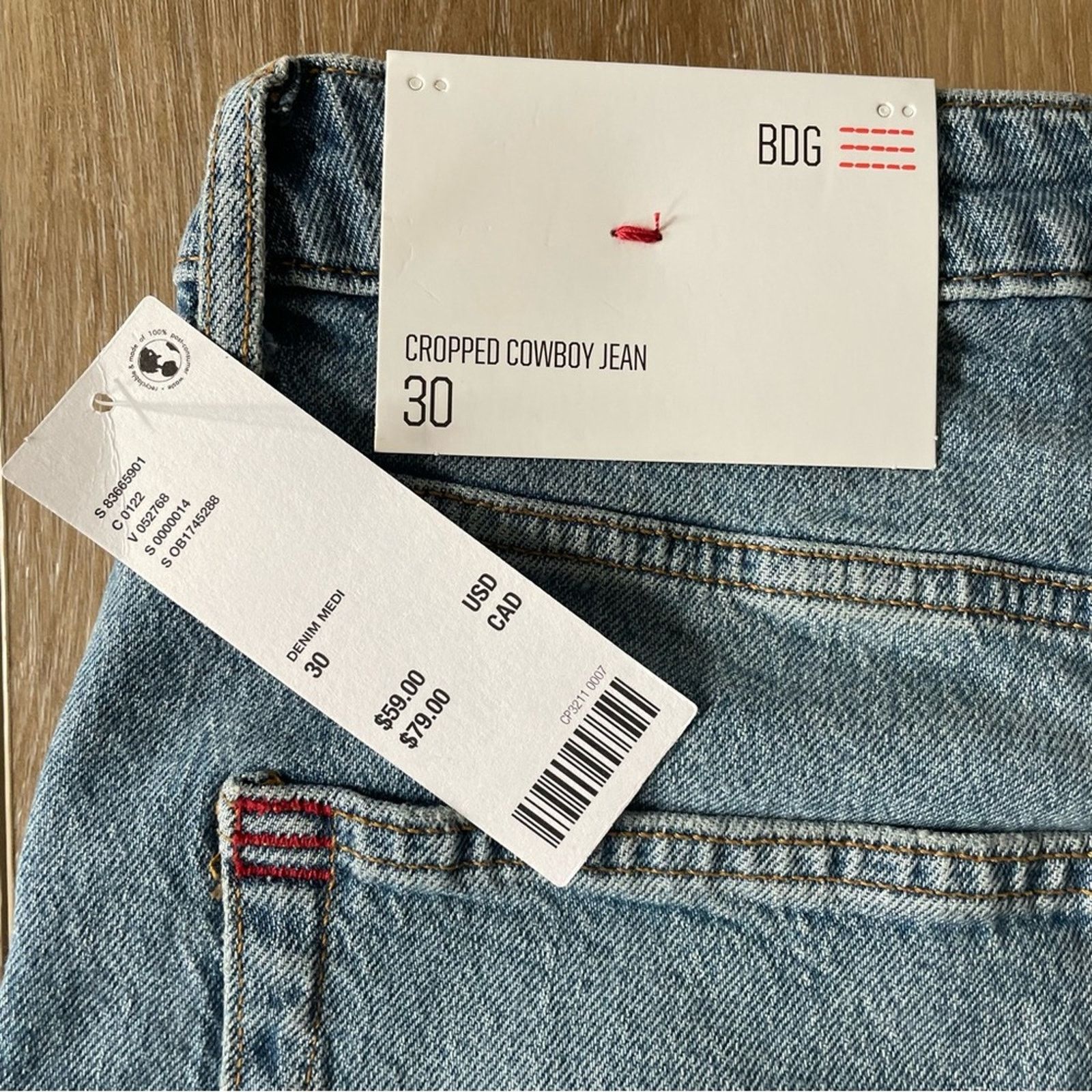 Bdg Urban Outfitters BDG Cropped Cowboy Jean 30 Size 30" / US 8 / IT 44 - 7 Thumbnail
