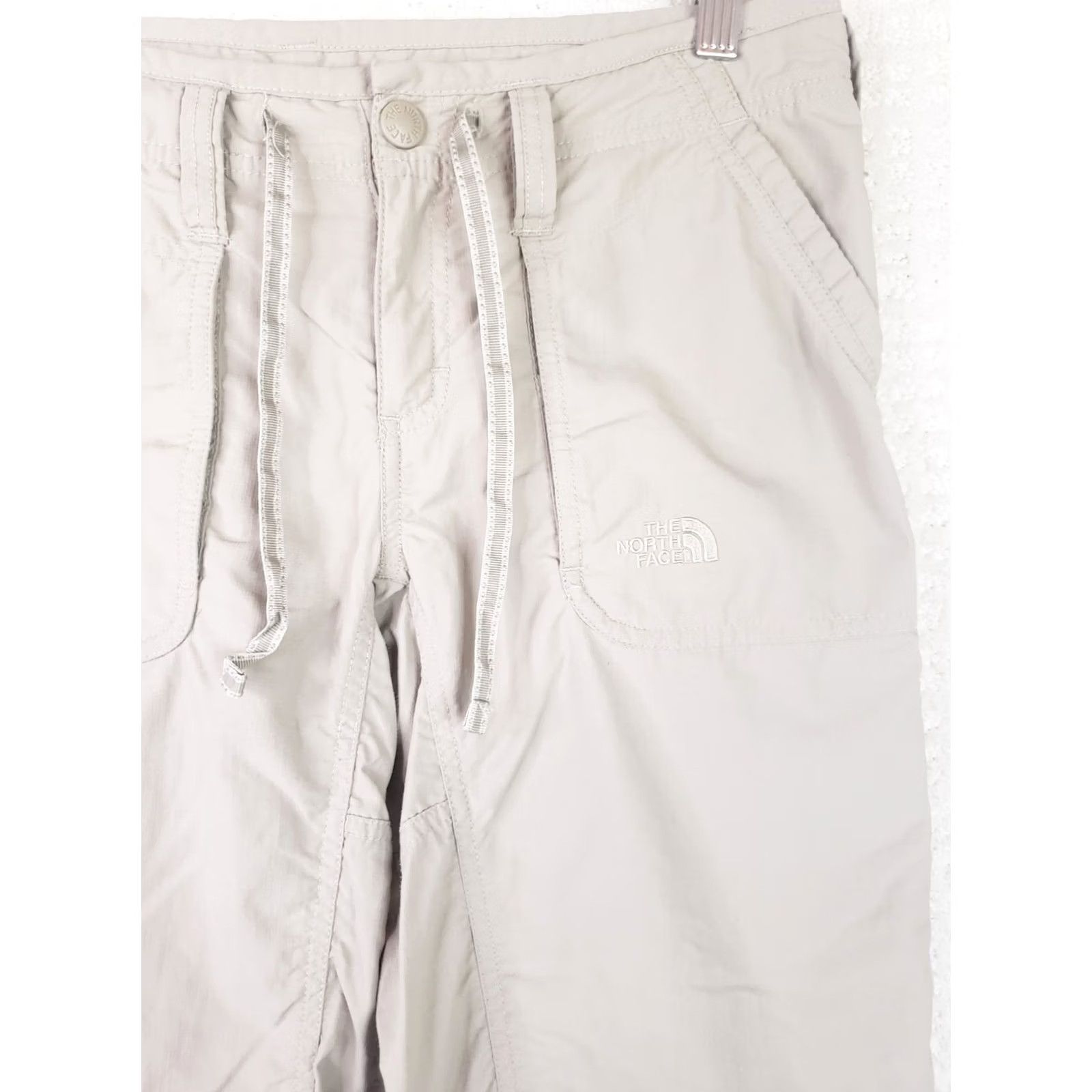 The North Face The North Face Women's Horizon 2 Beige Pocketed Drawstring Hiking Pants Size 6 Regular Inseam 30 in Mens Girls Womens Size 28" / US 6 / IT 42 - 6 Thumbnail