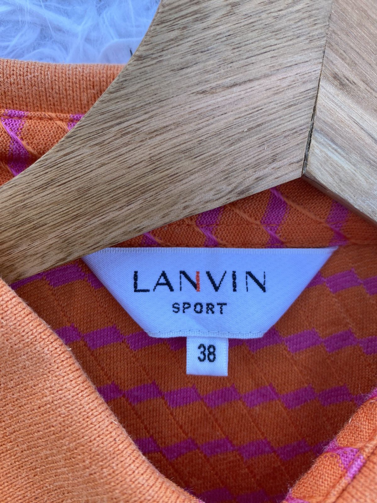 Lanvin Rare Vintage Lanvin Textured Polo Tshirt Size US M / EU 48-50 / 2 - 7 Thumbnail