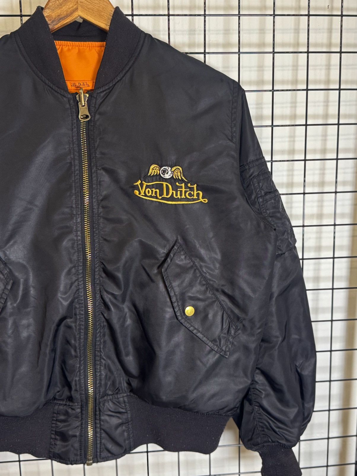 Von Dutch Von Dutch MA-1 style flight bomber jacket. Size US L / EU 52-54 / 3 - 4 Thumbnail