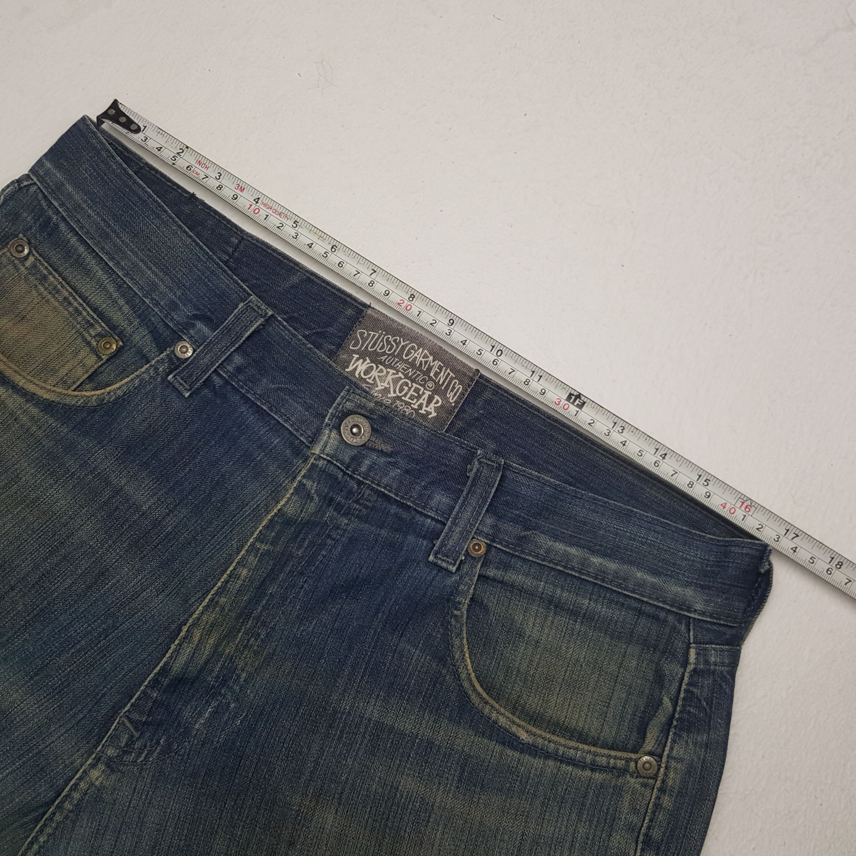 Stussy × Vintage Vintage Stussy American Brand Streetwear Denim Jeans Size US 33 - 12 Thumbnail