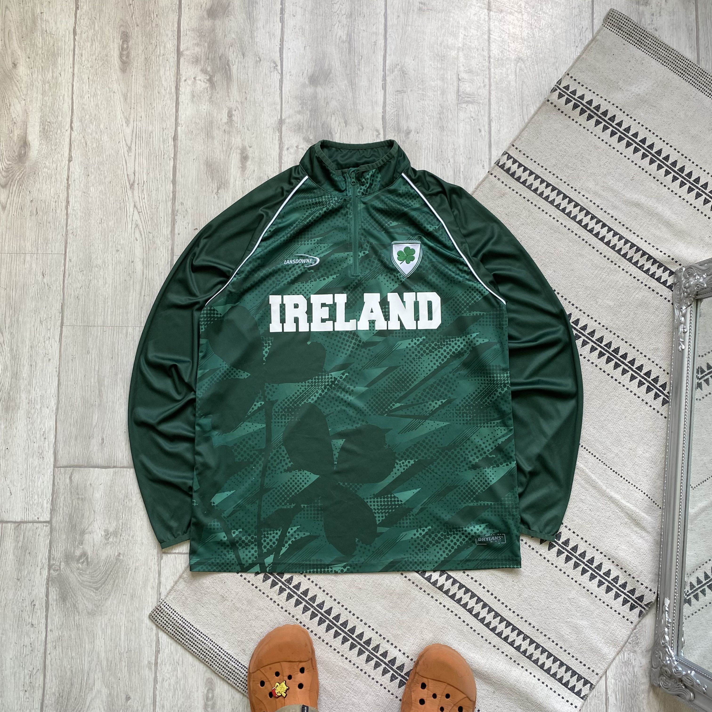 Cotton Traders ☘️ Blokcore Ireland jersey longsleeve soccer rugby Guinness Size US XL / EU 56 / 4 - 1 Thumbnail