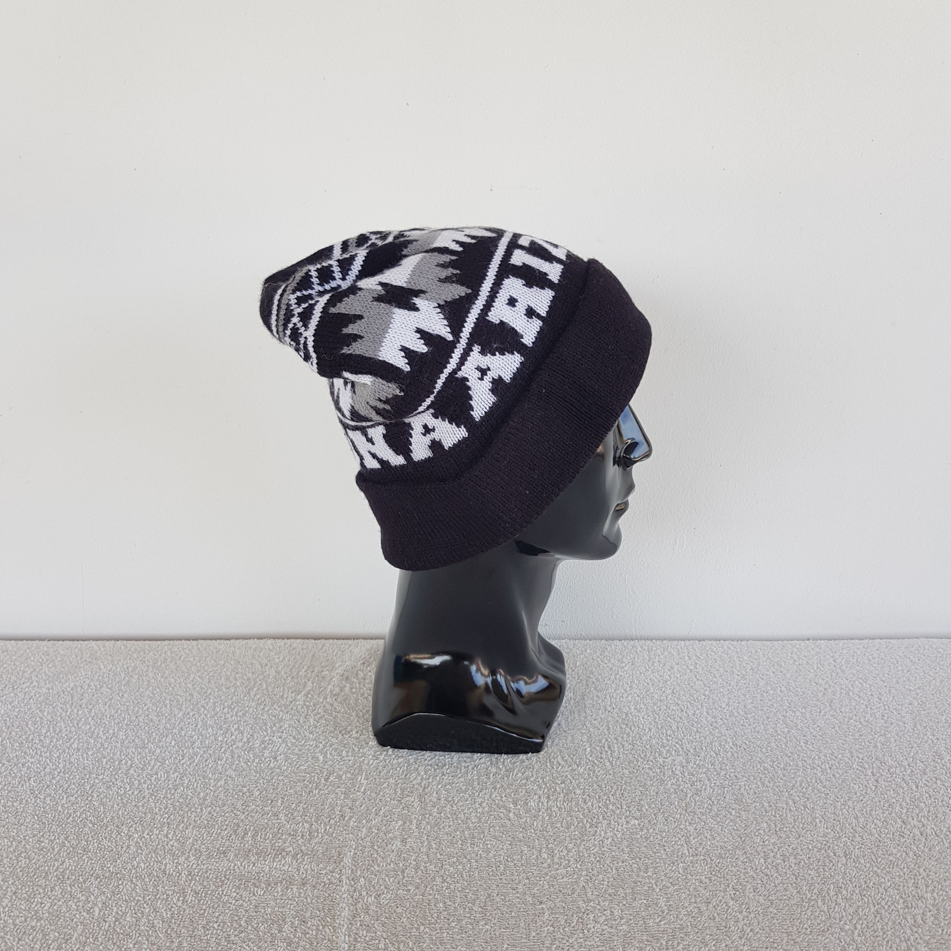 Japanese Brand Vintage Arizona Aztec Psychedelic Beanie Snow Caps Ski Hats Size ONE SIZE - 3 Thumbnail