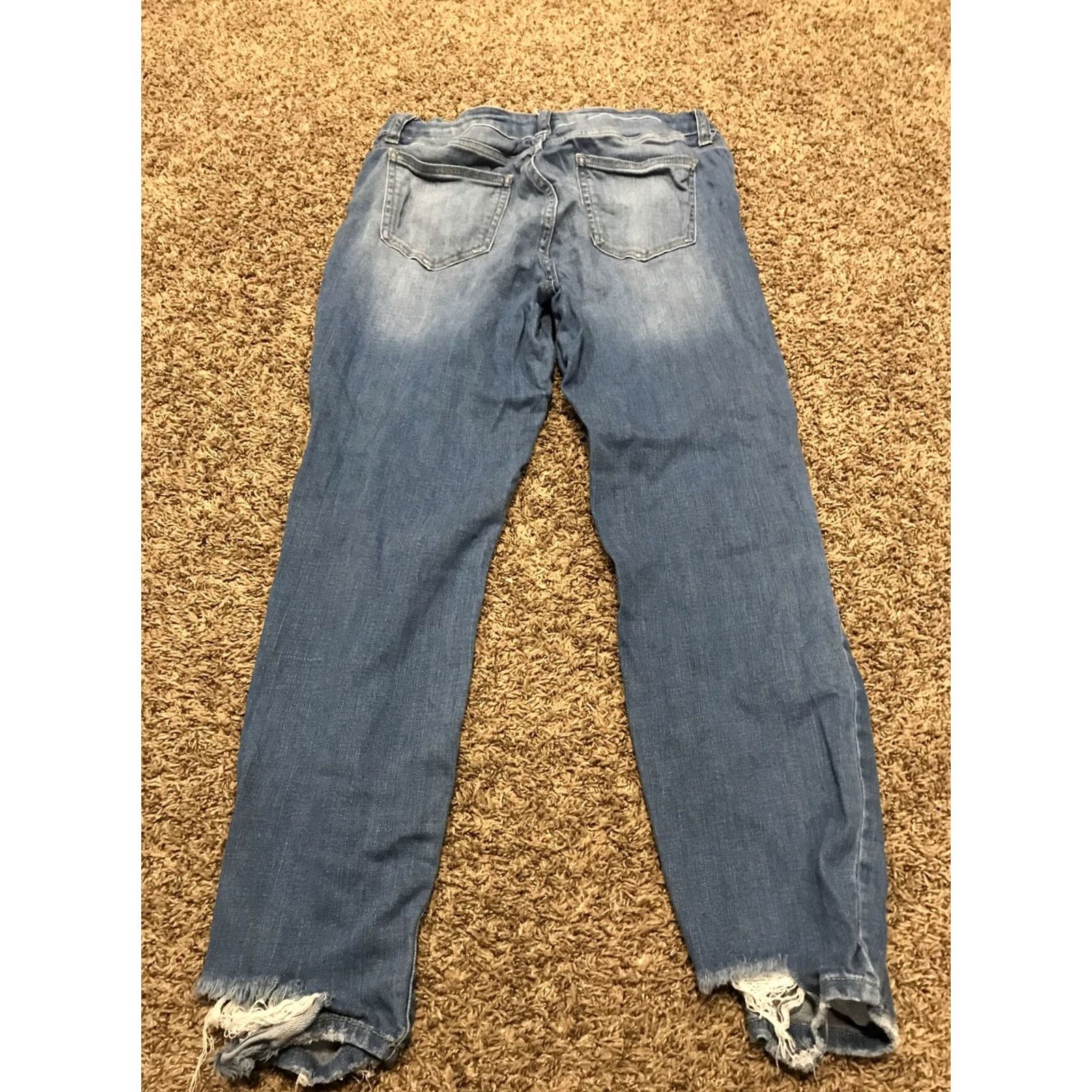 Vintage Cello Juniors Jeans Size 9 Cotton Blend Denim Straight Waist 30 Inseam 26 Blue Vintage: No Women/Mens Size 30" / US 8 / IT 44 - 4 Thumbnail
