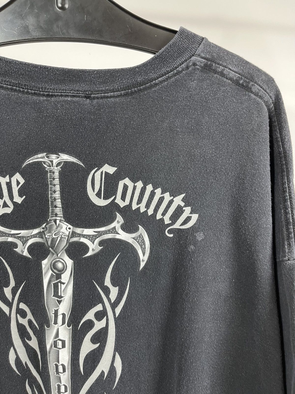 Other Orange County Choppers Vintage Black 2004 Sword Logo T-Shirt Size US XXL / EU 58 / 5 - 12 Thumbnail