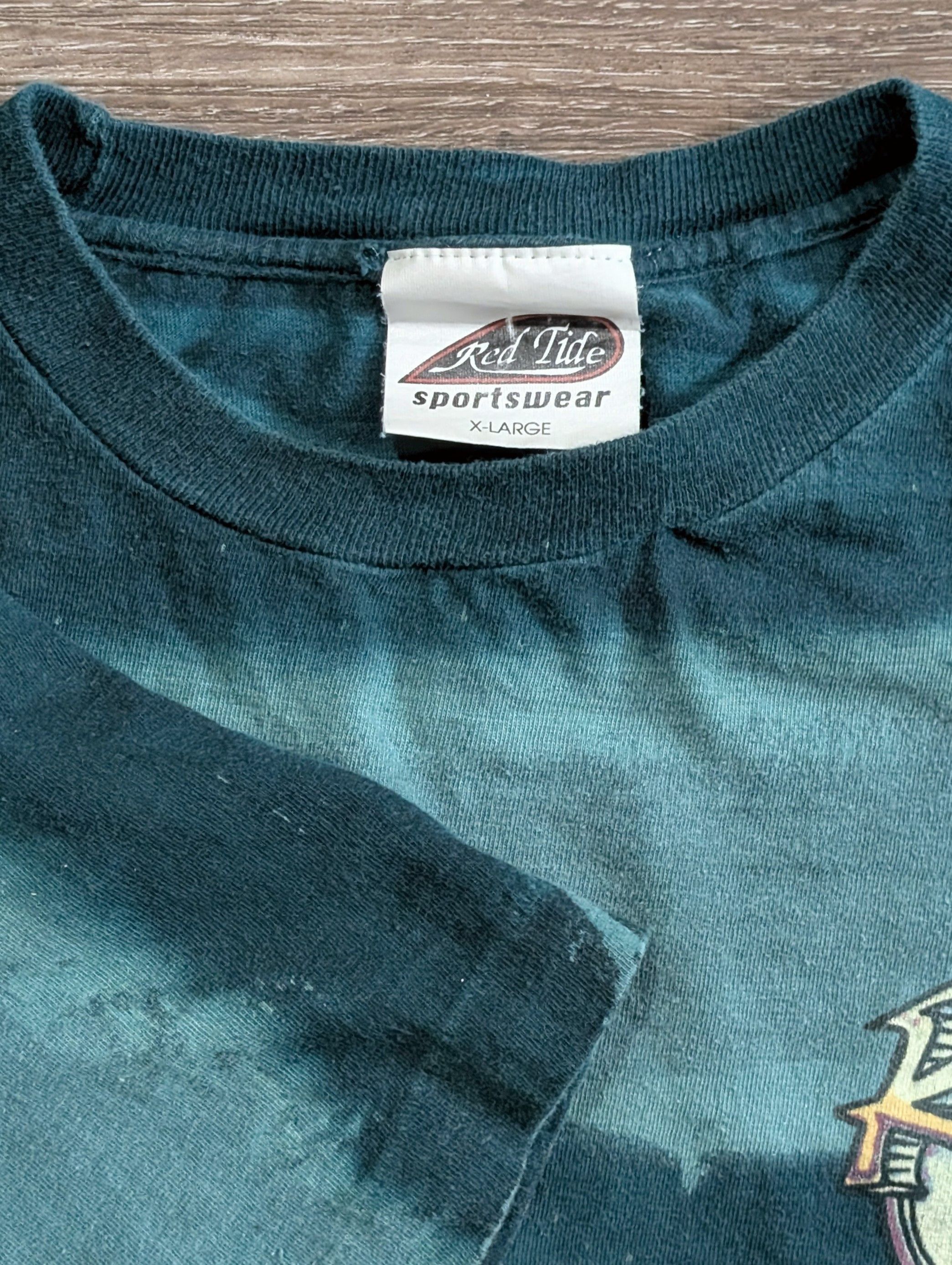 Vintage Vintage tie-dye Red Tide Style 90s surf t-shirt - SIZE XL Size US XL / EU 56 / 4 - 4 Thumbnail
