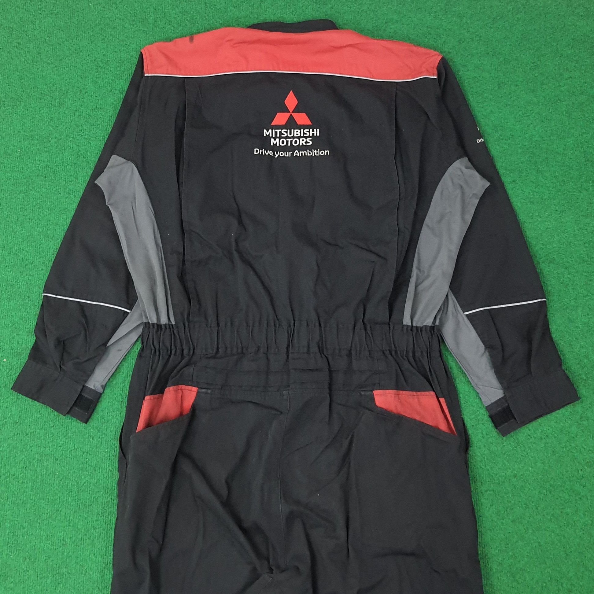 Japanese Brand Vintage Mitsubishi Motor Sports Racing Coverall C257N4 Size US XL / EU 56 / 4 - 1 Thumbnail