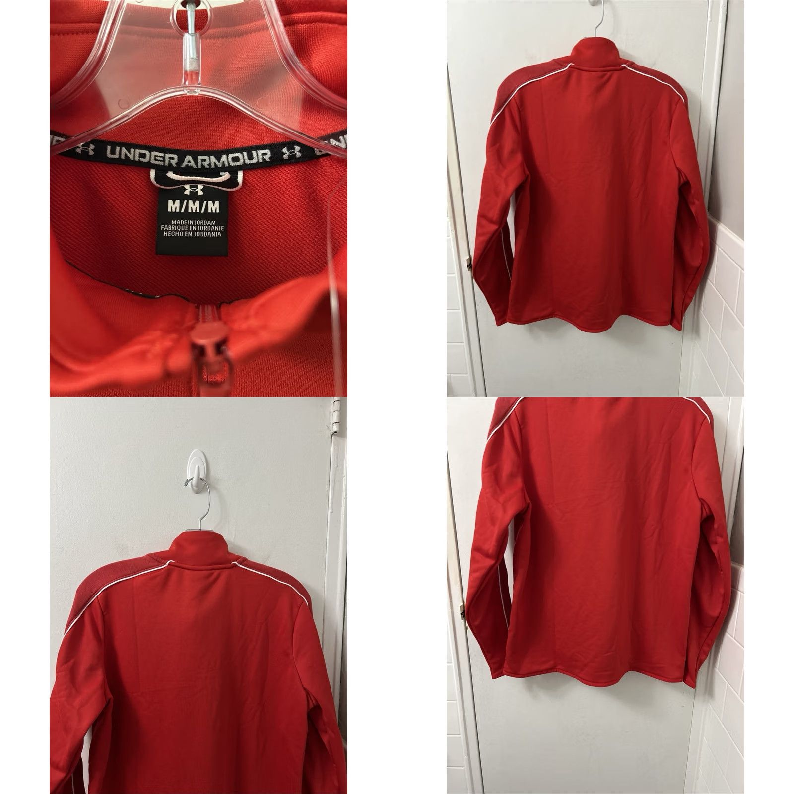 Under Armour Under Armour Command 1/4 Zip Womens Jacket Regular Medium Red Northeastern Rowing NWT Pullover Sports Track Size M / US 6-8 / IT 42-44 - 8 Thumbnail