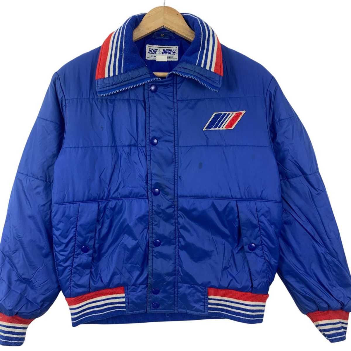 Mizuno Vintage MIZUNO BLUE IMPULSE Ski Quilted Puffer Jacket Size M / US 6-8 / IT 42-44 - 4 Thumbnail