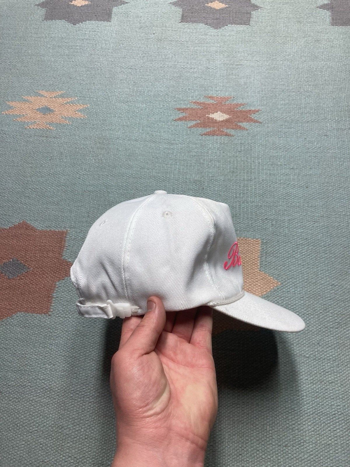 Vintage Vtg Strapback hat Bahamas rainbow embroidered beach island Size ONE SIZE - 8 Thumbnail