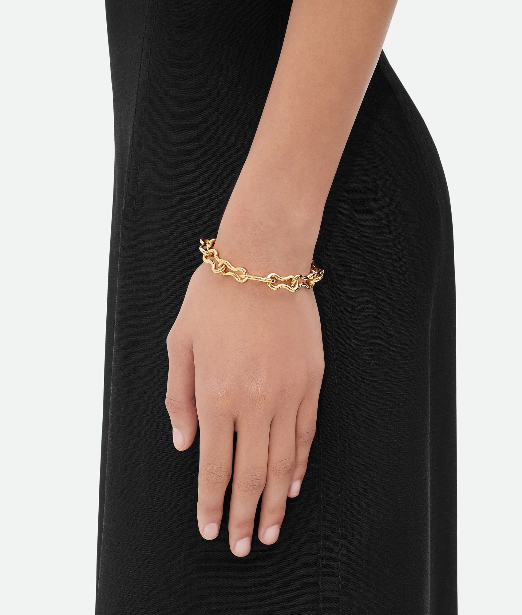 Bottega Veneta o1bcso1str0725 Size: S / Nest Chain Bracelet in Gold Size ONE SIZE - 2 Thumbnail