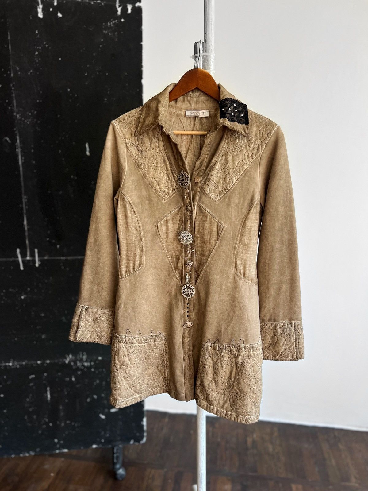 Elisa Cavaletti Elisa Cavaletti Club Sono Italiano Brown Long Sleeve Jacket Size M / US 6-8 / IT 42-44 - 1 Thumbnail