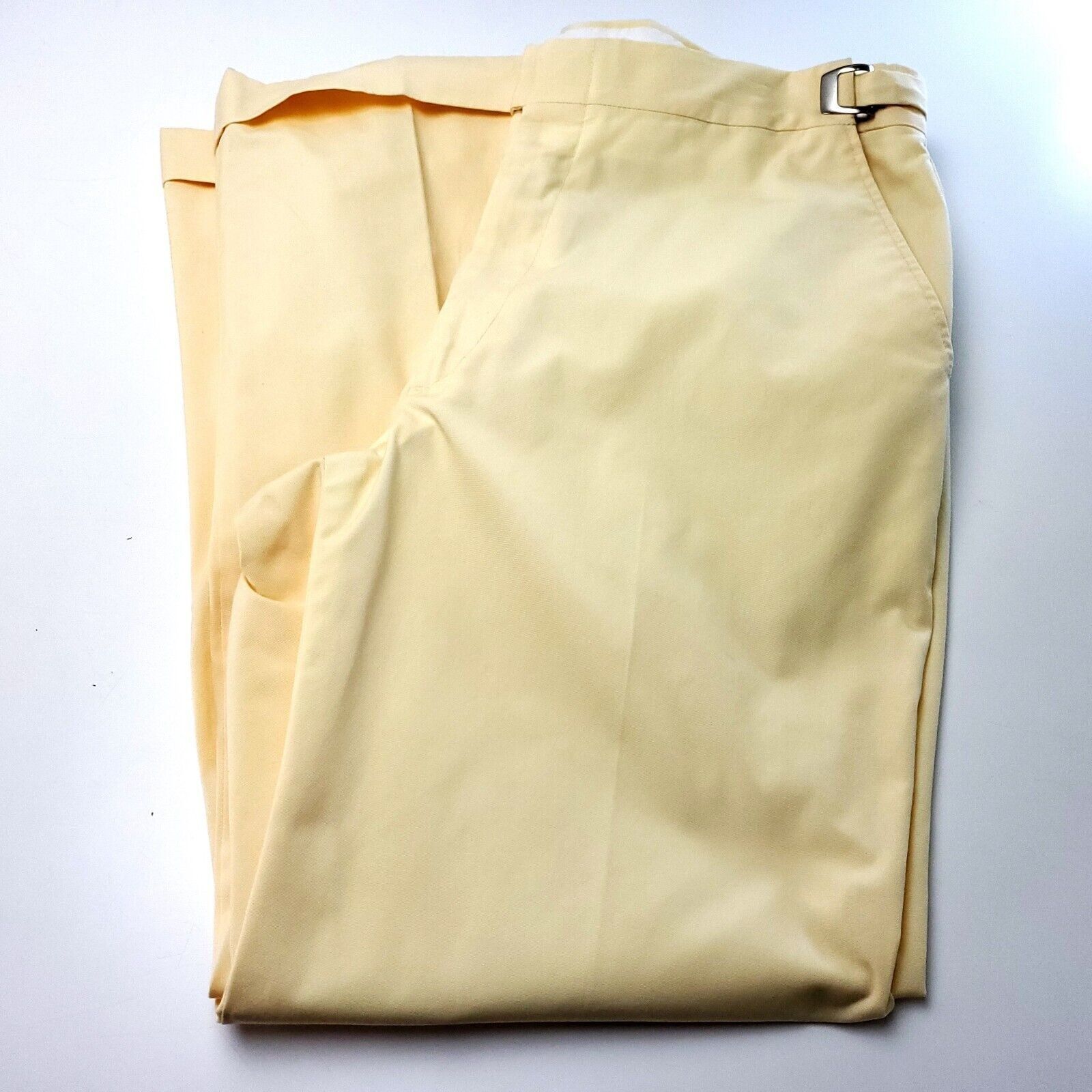 L.L. Bean LL Bean Cotton Polyester Chino Pants 35/29 Yellow Flat Front Size US 35 - 1 Thumbnail