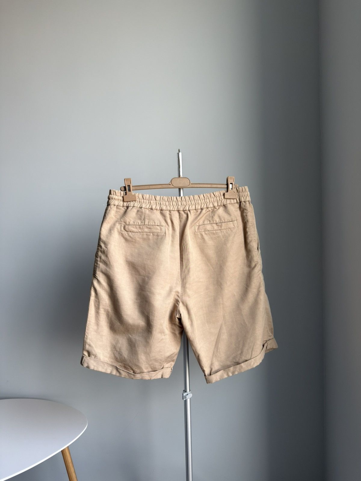 Brunello Cucinelli Brunello Cucinelli Linen Relaxed Fit Drawstring Shorts Size US 36 / EU 52 - 6 Thumbnail