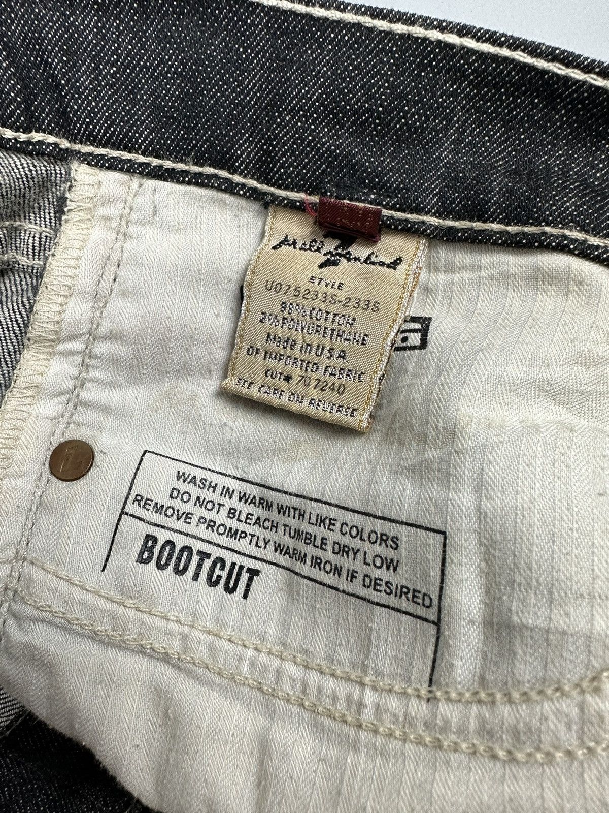 7 For All Mankind Vintage 7 For All Mankind Bootcut Denim Size US 34 / EU 50 - 9 Thumbnail