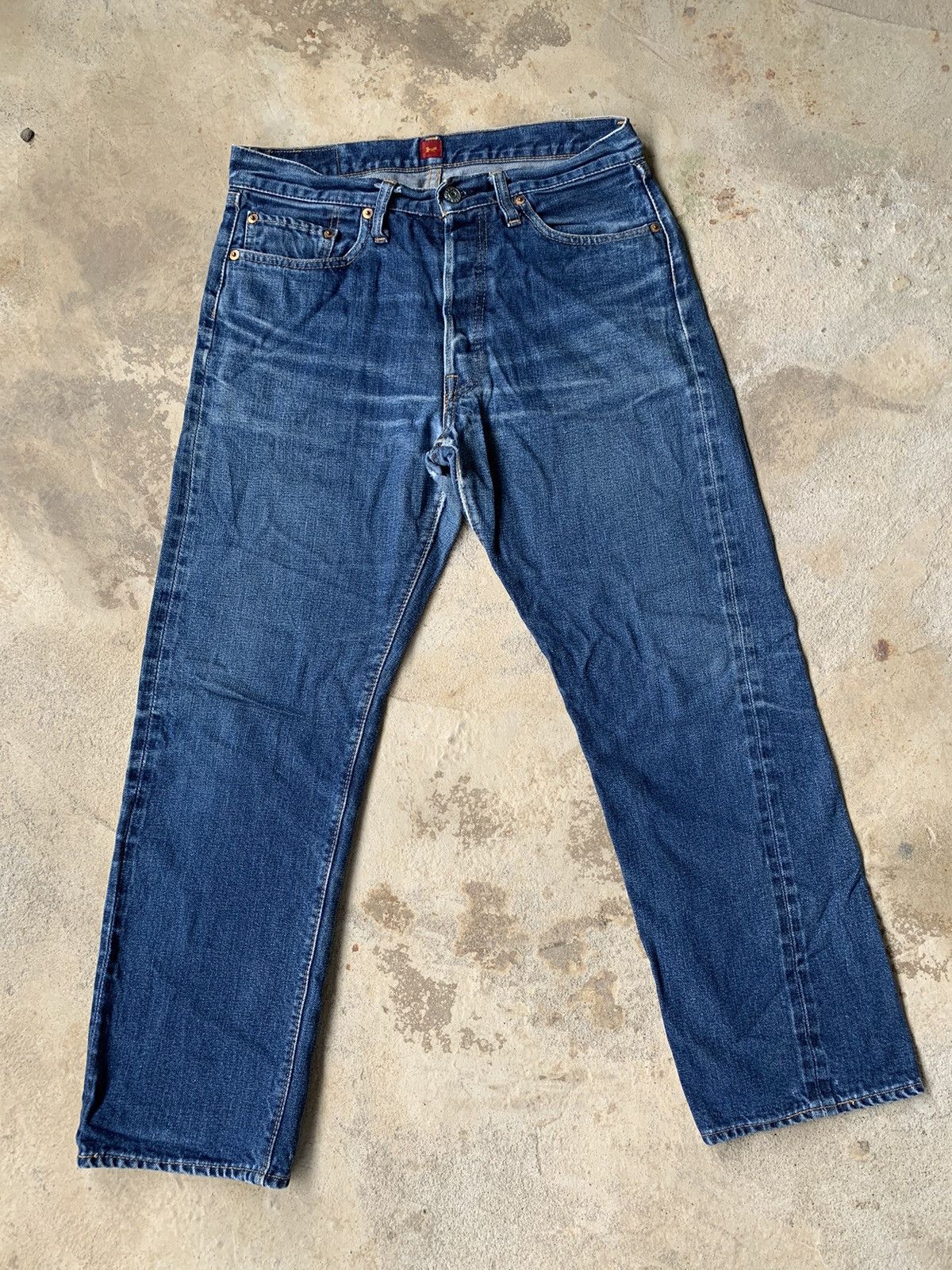Japanese Brand × RESOLUTE Resolute lot 710 Selvedge Distressed Denim Size US 33 - 6 Thumbnail