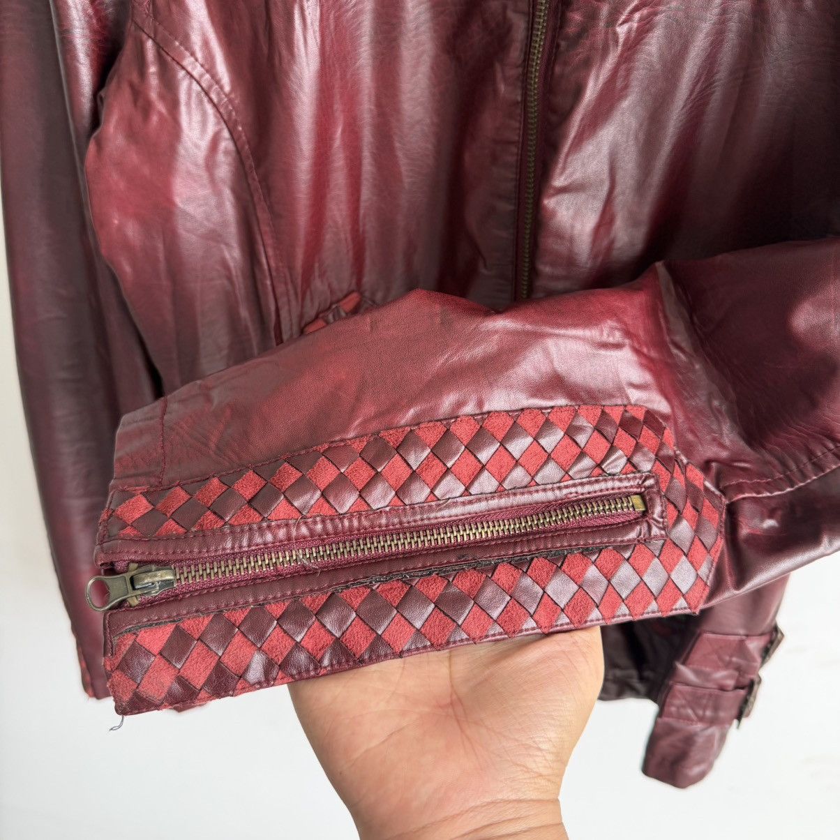 In The Attic Vintage In The Attic Leather Rider Jacket Size US L / EU 52-54 / 3 - 5 Thumbnail