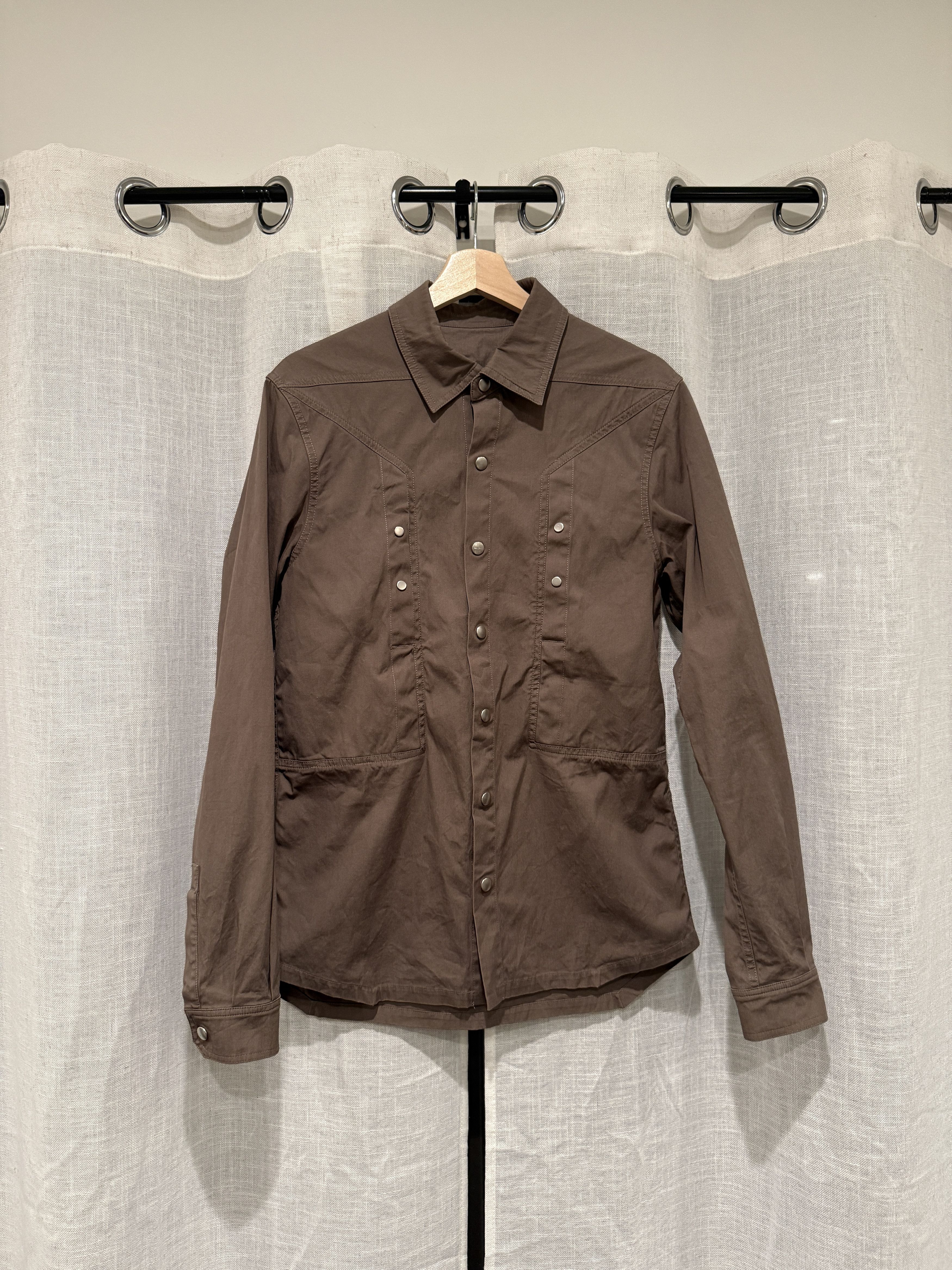 Rick Owens Rick Owens Field Jacket in Dust // MAINLINE Size US S / EU 44-46 / 1 - 1 Thumbnail
