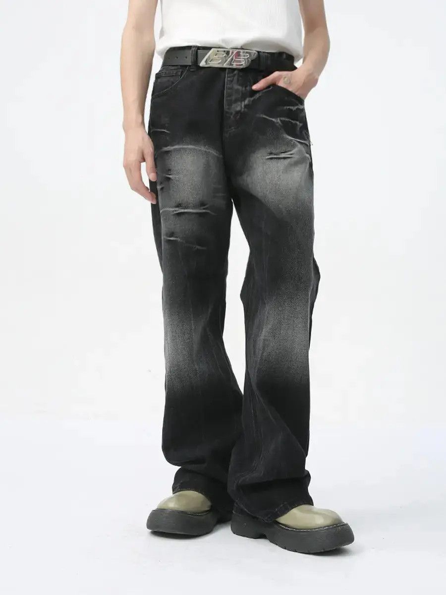 Japanese Brand Retro loose high street jeans Size US 32 / EU 48 - 3 Thumbnail