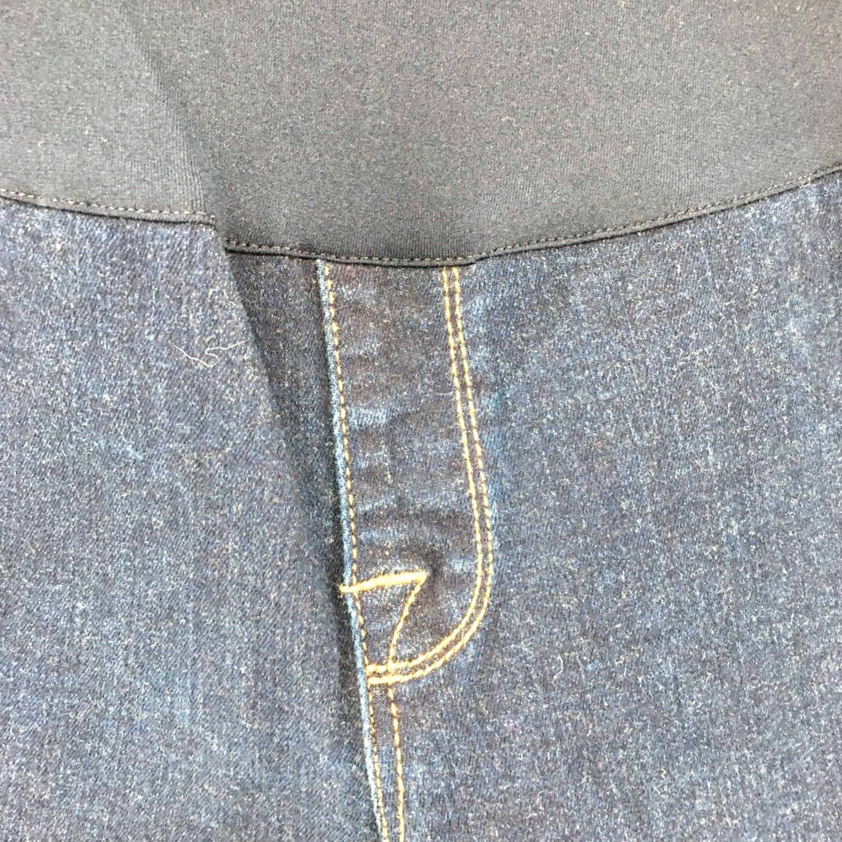 Denime Liz Lange Maternity Jegging Jeans Womens Extra Large Blue Dark Wash Denim Jeans Size 40" / US 18 - 4 Thumbnail