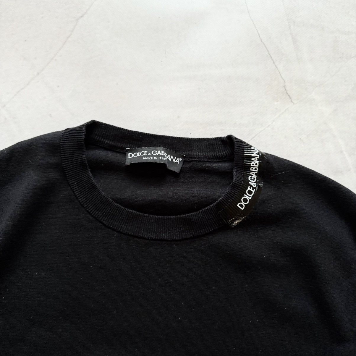 Dolce & Gabbana Tape Small Logo Sweater Sweatshirt