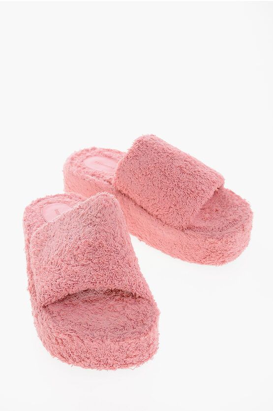 Balenciaga Terry Spongy Platform Sliders