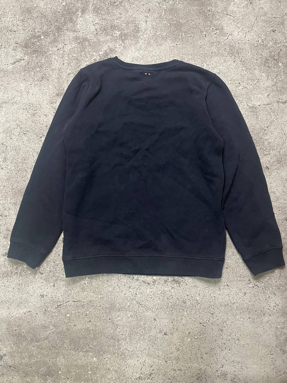 Napapijri × Vintage Napapijri Geographic Crewneck Sweatshirt Navy Sweater Size US XS / EU 42 / 0 - 2 Thumbnail