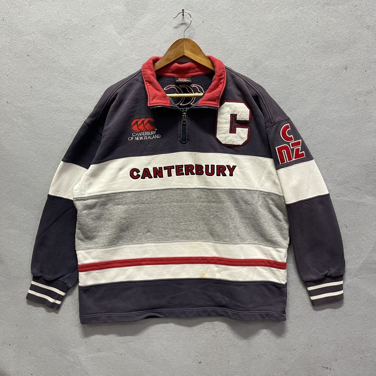 Canterbury of New Zealand Canterbury of New Zealand Steinlager Quarter Zip Sweatshirt Size US L / EU 52-54 / 3 - 1 Thumbnail