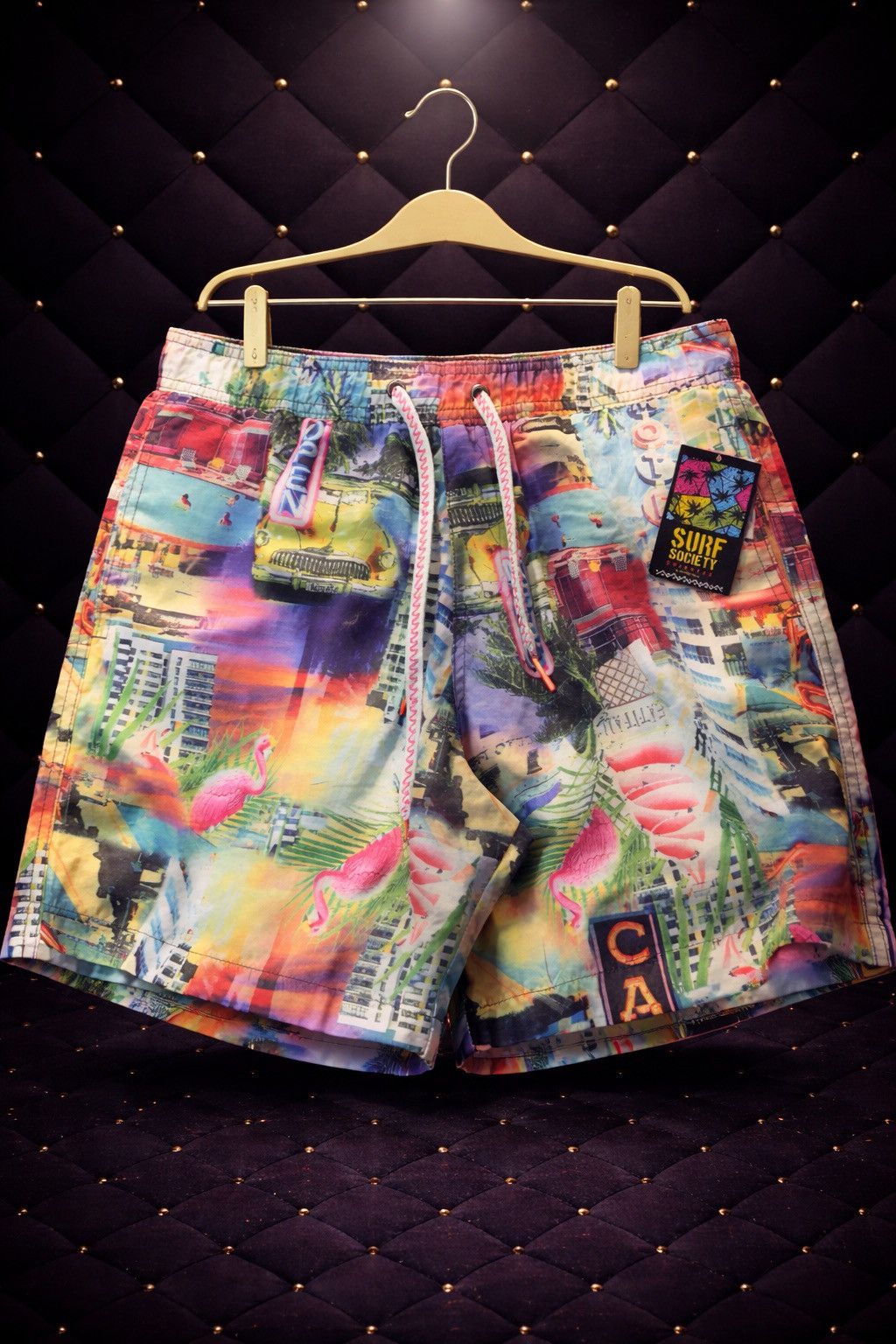 Other ABSTRACT CITY PRINT SWIM TRUNK SHORTS Size US 32 / EU 48 - 1 Preview