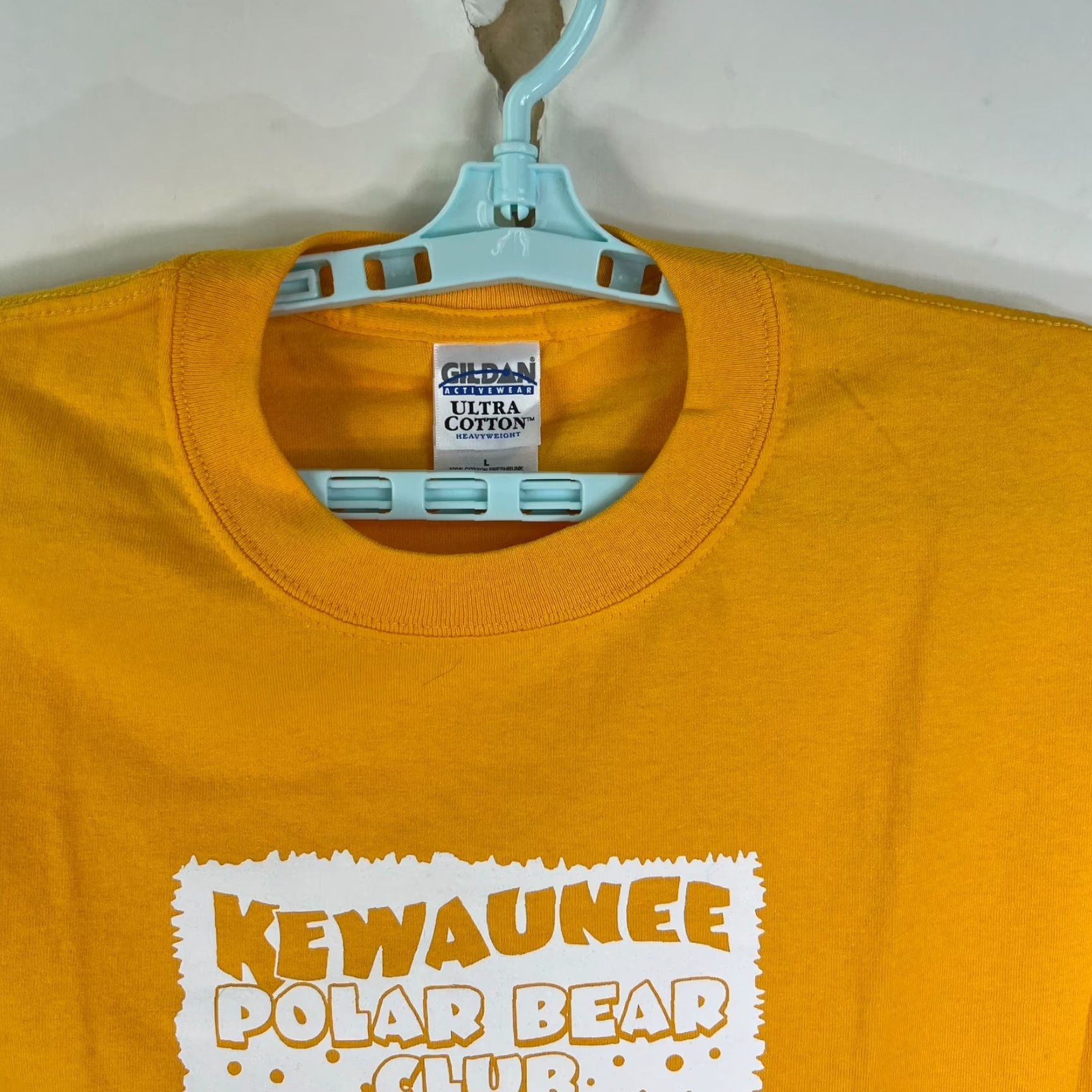Gildan Gildan Polar Bear Club 2007 Graphic Tee Adult Large Yellow Short Sleeve Mens Size US L / EU 52-54 / 3 - 3 Thumbnail