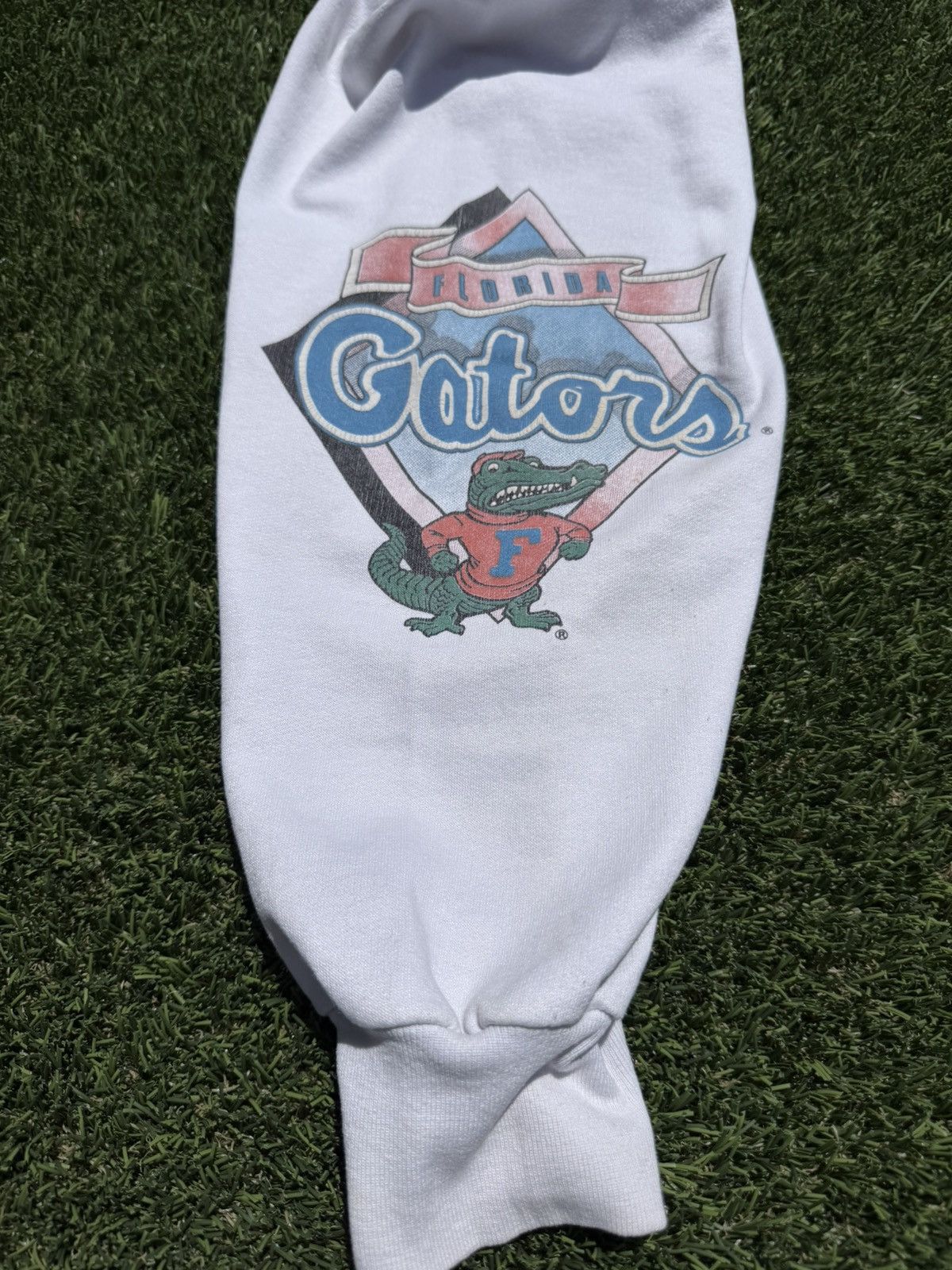 Vintage Vintage 90s University of Florida Gators AOP Crewneck Size US XL / EU 56 / 4 - 3 Thumbnail