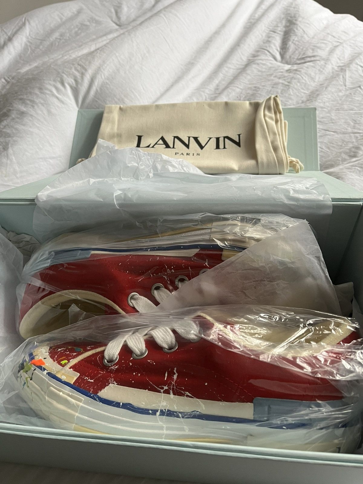 LANVIN X GALLERY DEPT. II LOW Sneakers Sz 41 $855