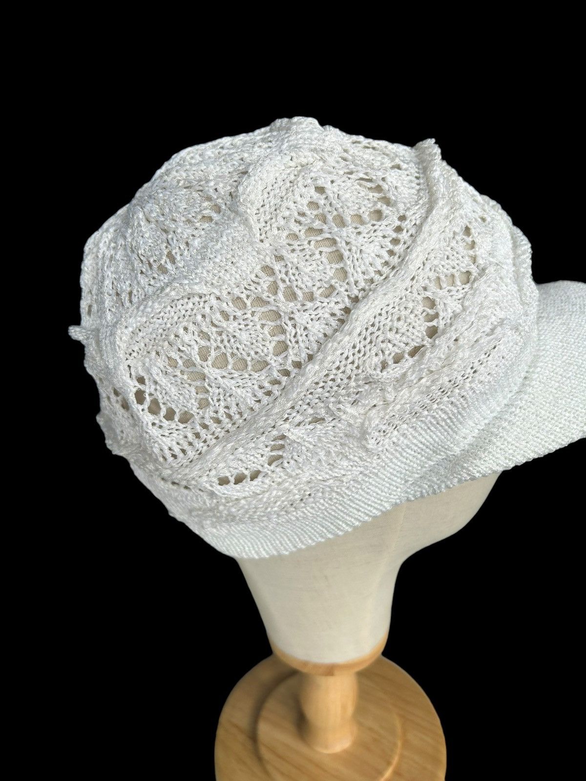 Japanese Brand Handmade Crochet Knitted Hats Size ONE SIZE - 6 Thumbnail