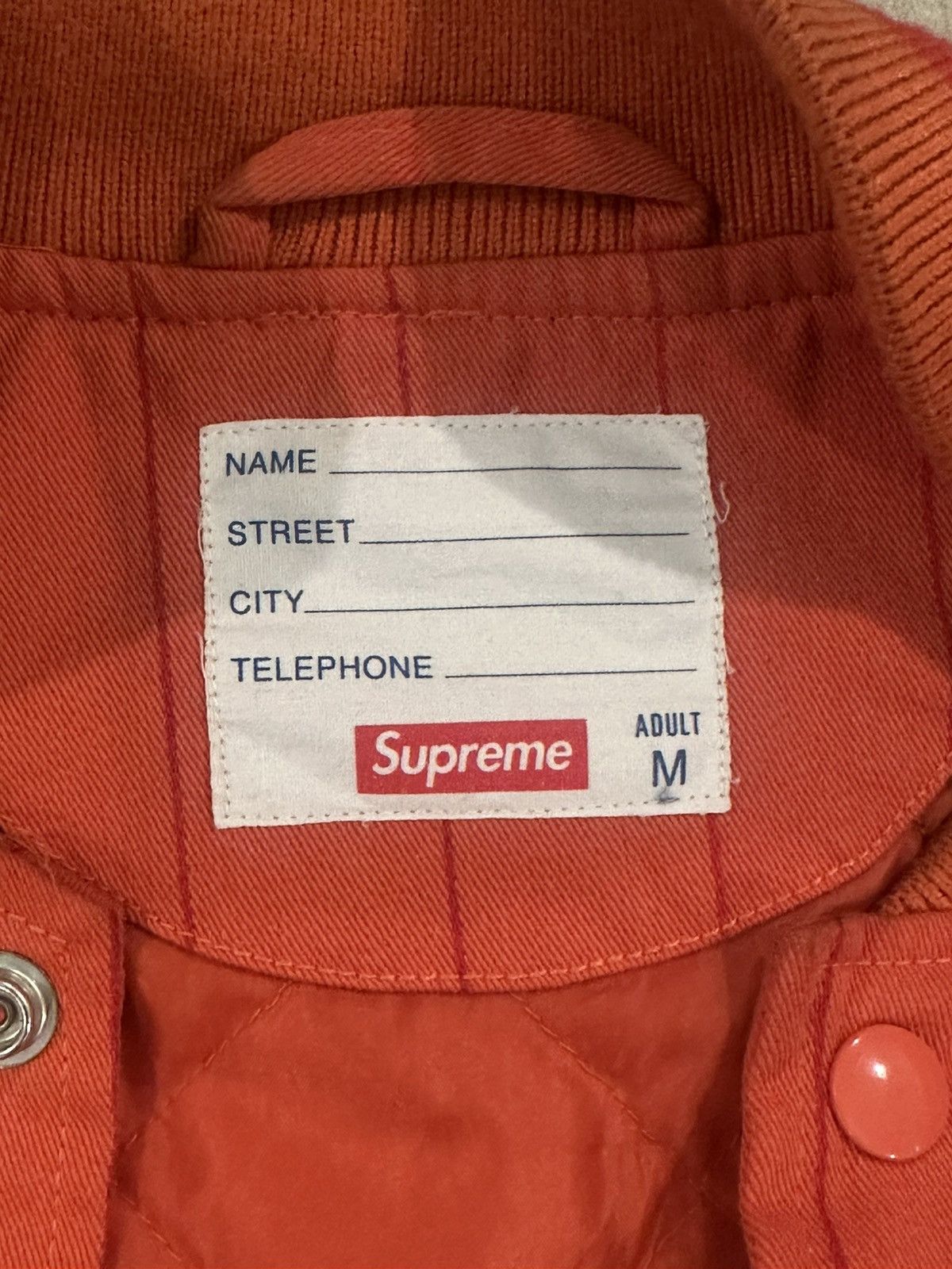 Supreme Supreme Pinstripe Varsity Jacket Size US M / EU 48-50 / 2 - 5 Thumbnail