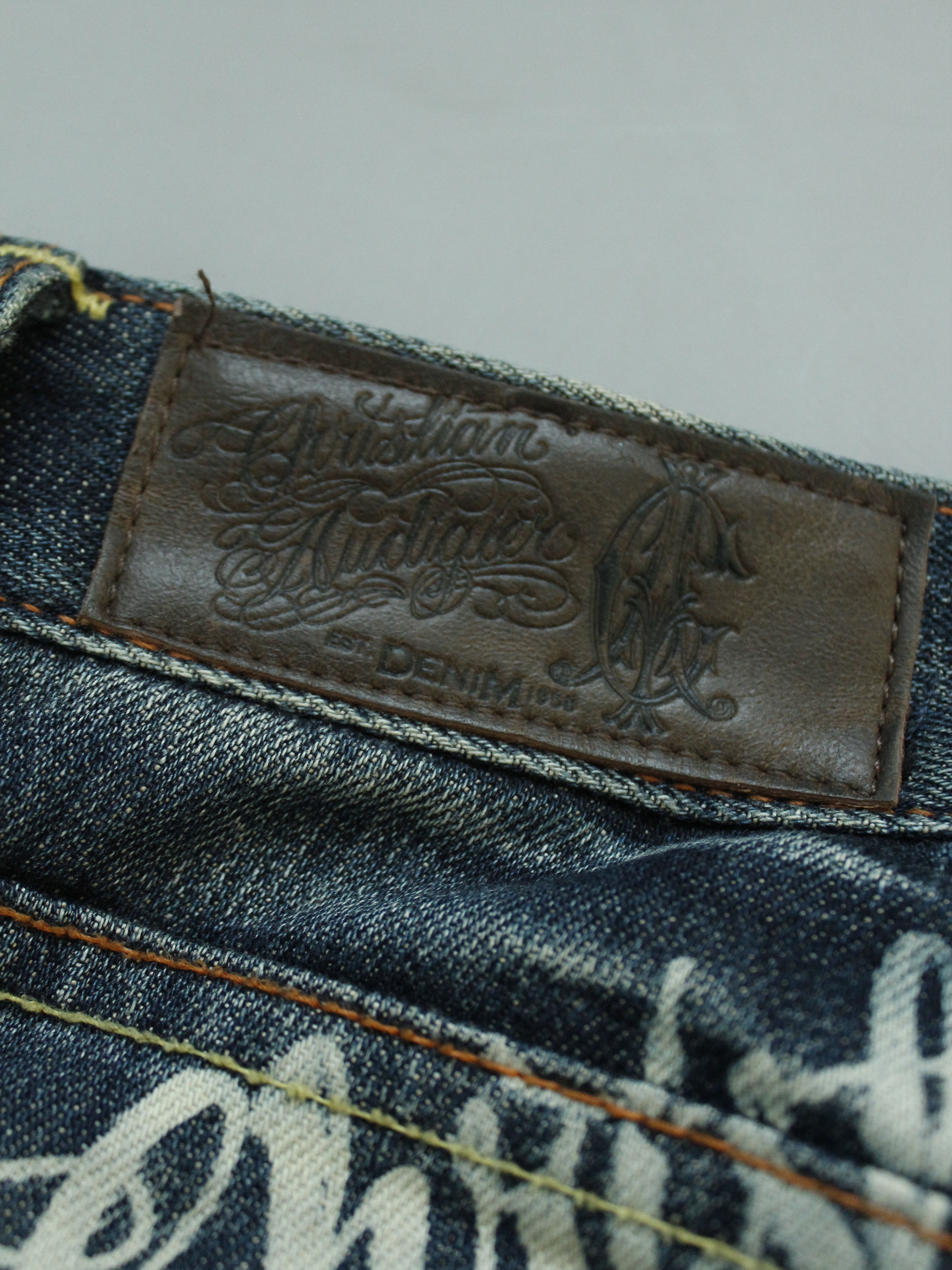 Christian Audigier × Ed Hardy CHRISTIAN AUDIGIER 🐅 26/33 WOMENS JEANS TIGERS EMBROIDERY Size 26" / US 2 / IT 38 - 9 Thumbnail