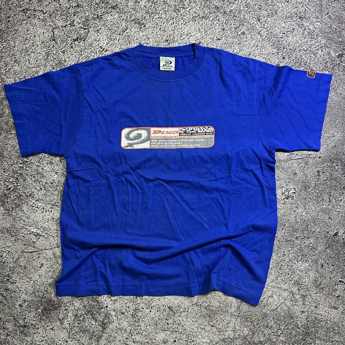 Japanese Brand VINTAGE 90's PIKO LONGBOARD TSHIRT Size US M / EU 48-50 / 2 - 1 Thumbnail