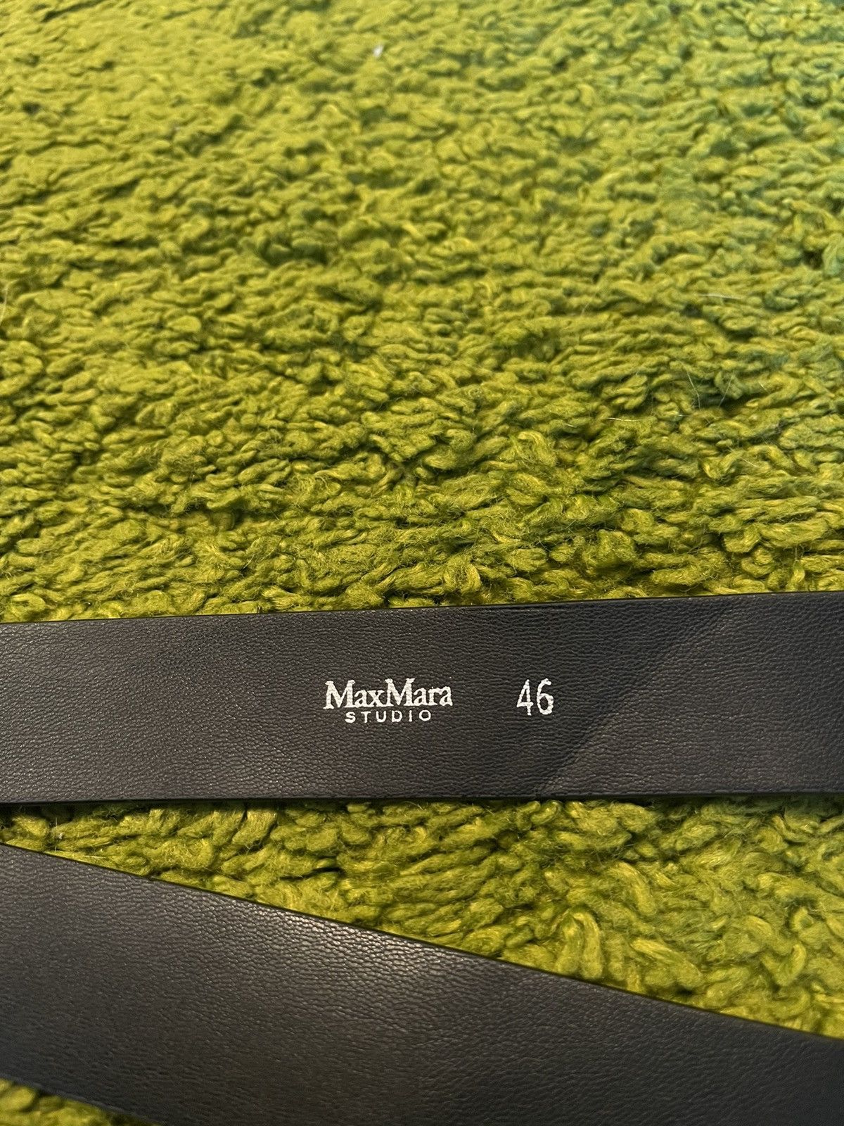 Max Mara Max Mara Studio real soft leather fastex long belt black Size ONE SIZE - 9 Thumbnail