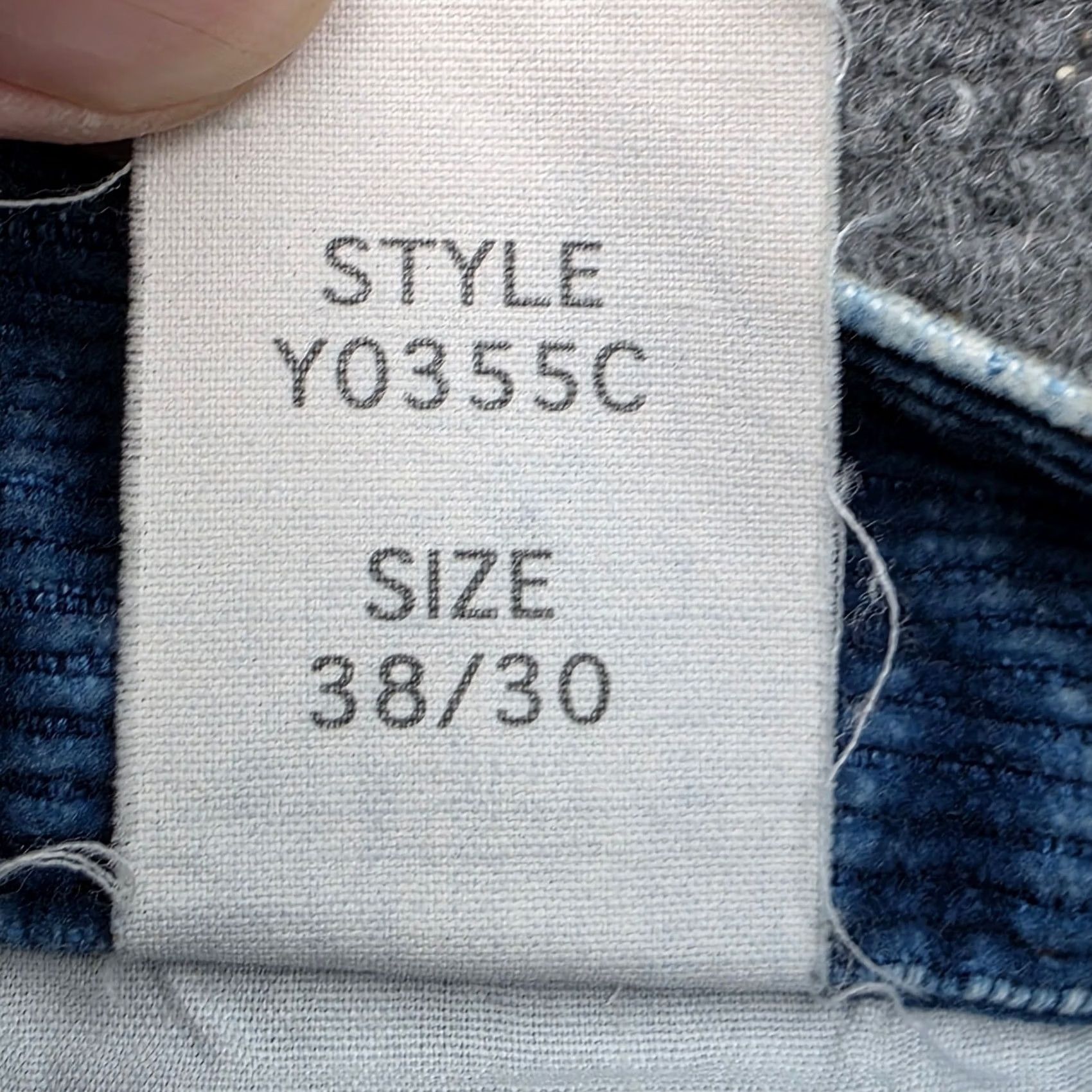 Vintage VINTAGE White Blue Shirt Jean Pants Mens 38x30 Blue Corduroy Baggy Skater Y2K 90s Size US M / EU 48-50 / 2 - 7 Thumbnail