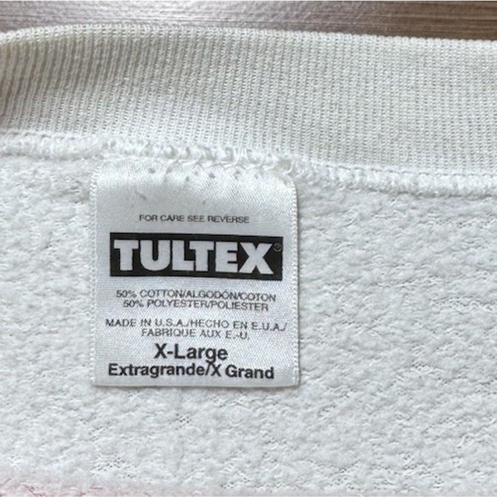 Tultex VTG TAZ 1995 USA FLAG ALL OVER PRINT Sweatshirt SIZE XL Size US XL / EU 56 / 4 - 3 Thumbnail