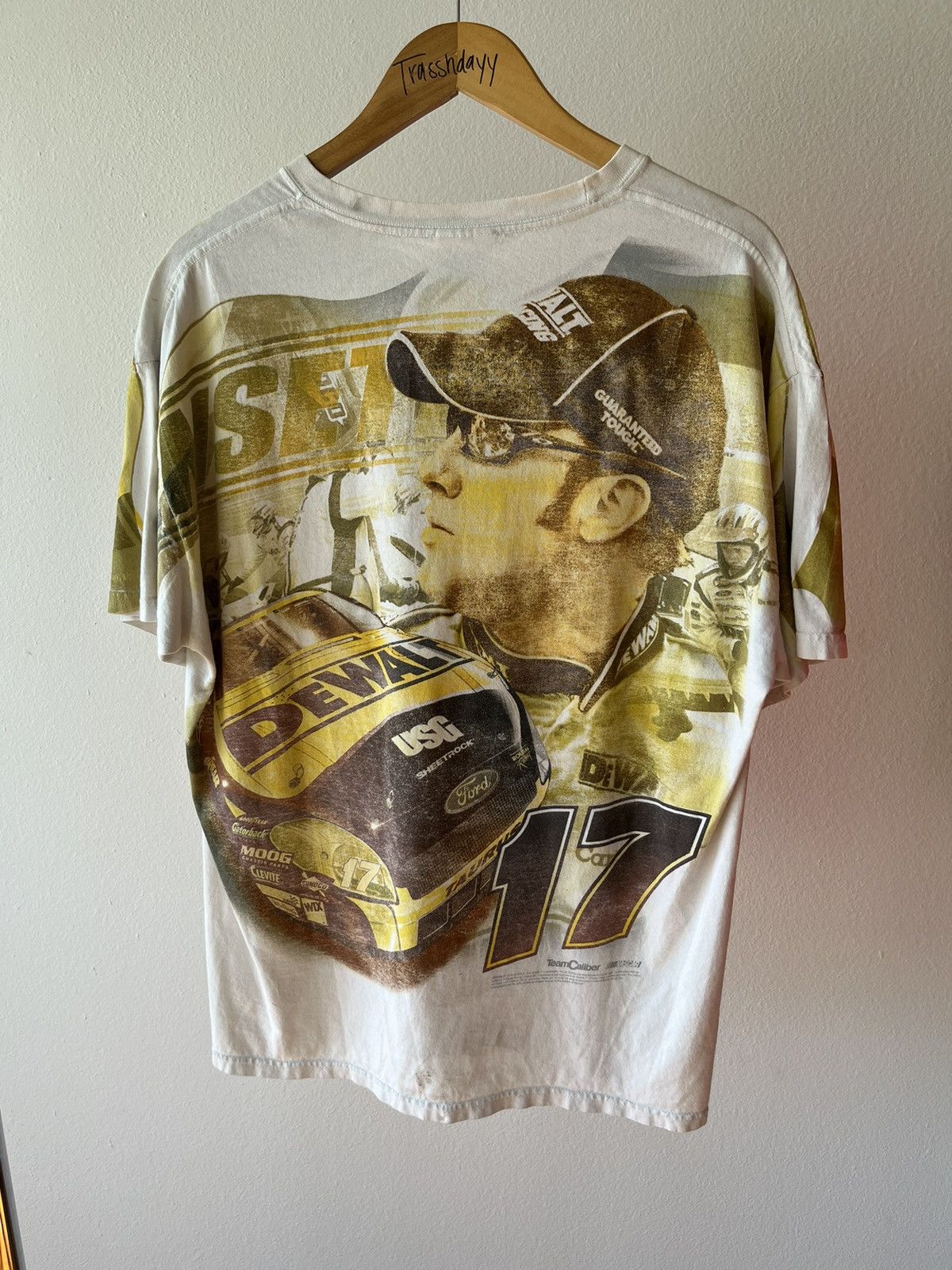 NASCAR × Vintage NASCAR Matt Kenneth #17 De Walt Tee 2005 Size US L / EU 52-54 / 3 - 7 Thumbnail