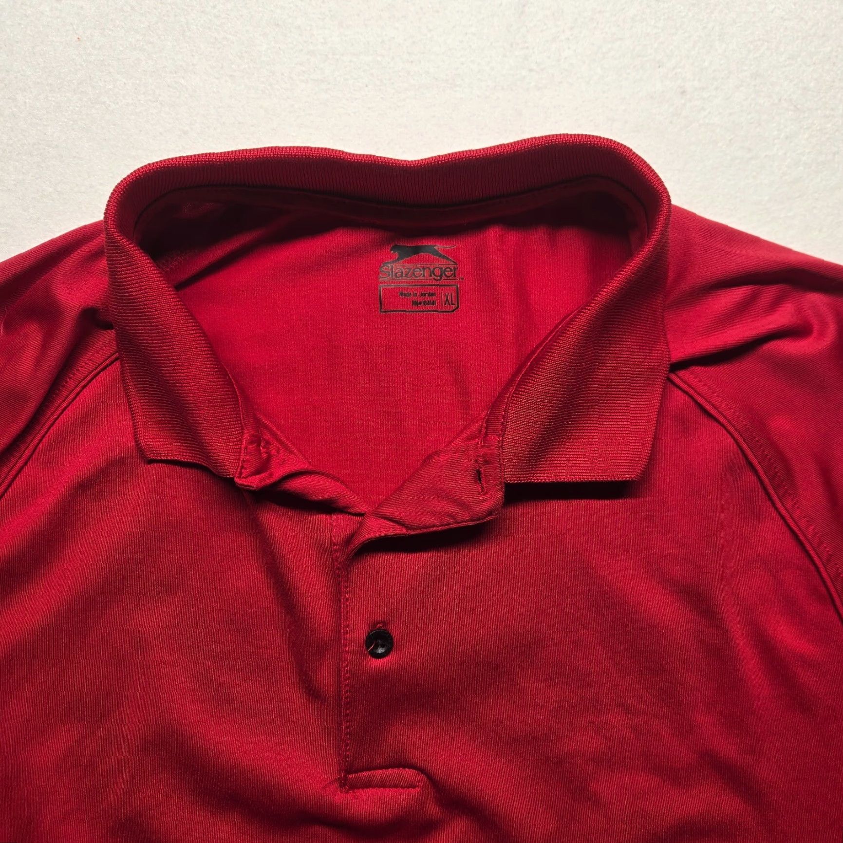 Vintage SLAZENGER Polo Shirt Pink Solid Short Sleeve Adult Women XL Shirt Women Pink XL Striped? Wait no. Size XL / US 12-14 / IT 48-50 - 2 Thumbnail
