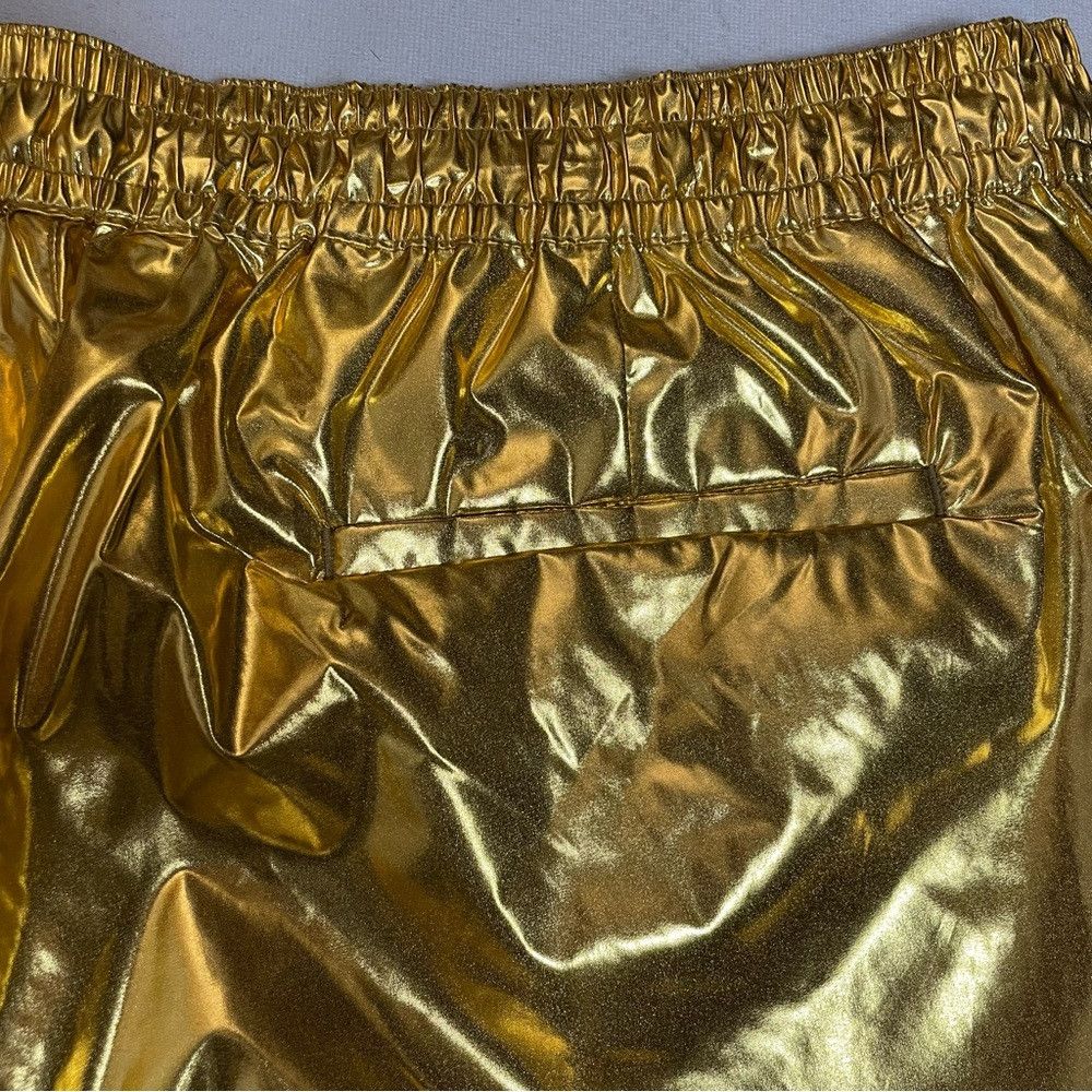 Lauren Ralph Lauren NWT New $225 Lauren Ralph Lauren Gold Metallic Taffeta Jogg Size 32" / US 10 / IT 46 - 6 Thumbnail